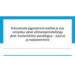 Veebiloeng "Kohustuste jagunemine endise ja uue omaniku vahel võõrandamistehingu järel. Korteriühistu pandiõigus – suurus ja realiseerimine"