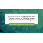 Veebiloeng "Majandamiskulud. Sissenõudmiskulud. Viivise arvestamine. Millise kohustuse katteks arvestada laekumist? Aegumine"